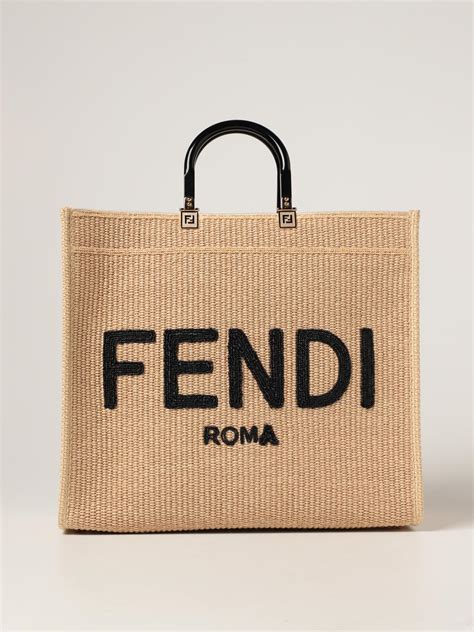 fendi straw bag|fendi straw handbags.